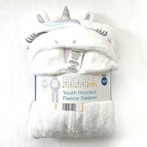 Saint Eve Kids Girls' Fleece Hooded Animal Onesie | Girls Large 14-16